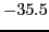 $-35.5$