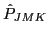 $\hat{P}_{JMK}$