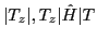 $ \vert T_z\vert,T_z\vert\hat{H}\vert T$