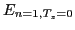$ E_{n=1,T_z=0}$