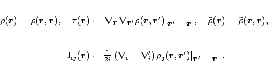 \begin{displaymath}
\begin{array}{rcl}
\rho (\mbox{\boldmath${r}$\unboldmath }) ...
...h }^{\prime }\mbox{\boldmath${=r}$\unboldmath }}\;.
\end{array}\end{displaymath}
