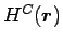 $H^C(\mbox{\boldmath${r}$\unboldmath })$