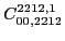 $C_{00,2212}^{2212,1}$