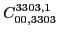 $C_{00,3303}^{3303,1}$