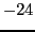 $-24$