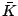 $\bar{K}$