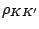 $\rho_{KK'}$