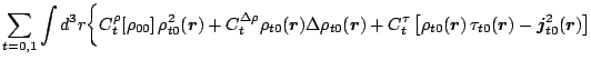 $\displaystyle \sum_{t=0,1} \int d^3r
\bigg\{ C_t^{\rho}[\rho_{00}]\, \rho^2_{t0...
...\mbox{\boldmath$j$\unboldmath }^2_{t0}(\mbox{\boldmath$r$\unboldmath })
\right]$
