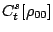 $\displaystyle C_t^s [\rho_{00}]$