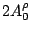 ${ }2A_0^{\rho}$