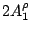 ${ }2A_1^{\rho}$