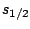 $s_{1/2}$