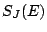 $S_J(E)$