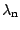 $\lambda_{\rm n}$
