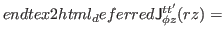 $\displaystyle {\sf J}_{m}^{ij}=\frac{1}{2i}(\nabla_i-\nabla'_i)s_m^j(\bbox{r}, ...
...gr\vert _{\bbox{r}=\bbox{r}'}
=\sum_{tt'}{\sf J}^{tt'}_{ij}(rz) \tau^m_{t't} .$