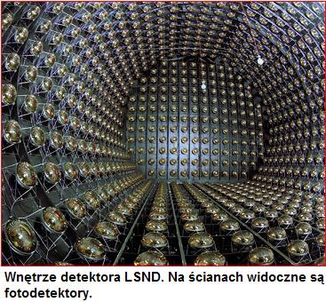 Wnętrze detektora LSND