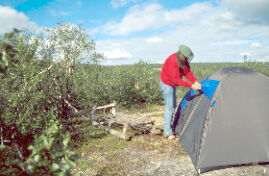 Biwak w Finnmarku.