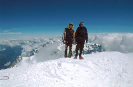 On the summit.