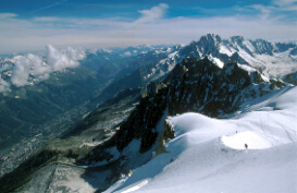 Zej�cie do Vallee Blanche